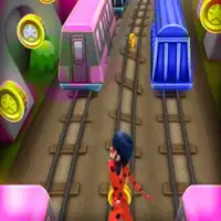 Subway LadyBug in City Game Screen Shot 0