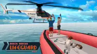 حارس الإنقاذ شاطئ واجب: قارب الإنقاذ الفريق Screen Shot 0