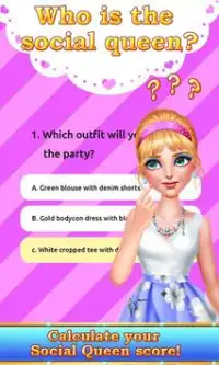 Party Girl - Social Queen 5 Screen Shot 1