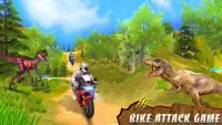 Dino Bike Attack Race: Offroad Bike Adventure 2018 Screen Shot 2