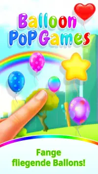 Luftballons platzen Spiele für Kinder Screen Shot 0