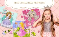 Princess Puzzles: لعبة للبنات Screen Shot 11