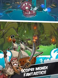 Idle Tap Pirates - Titani dell'oceano Screen Shot 11