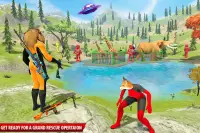 Grand Robot Superhero Animal Rescue: Alien Battle Screen Shot 12