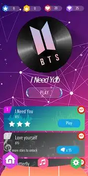 BTS Piano Tiles - Kpop Screen Shot 1