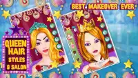 Queen Hairstyles Salon Games Screen Shot 4