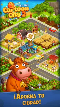 Cartoon city: granja y ciudad Screen Shot 5