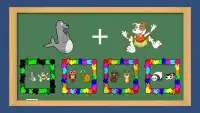Hayvanlı Matematik Puzzle Oyunu Çocuklar için Screen Shot 2