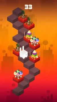 Jump Kitty Jump - A Cube Jumping Game Screen Shot 3