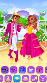 王女と王子着せ替えゲーム女の子 Screen Shot 8