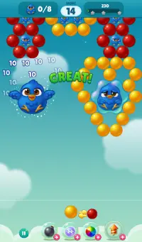 Bubble Birds Pop: Shoot & pop Screen Shot 12
