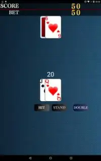 BlackJack free card game Screen Shot 1
