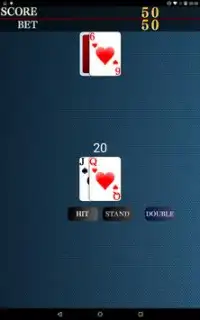 BlackJack free card  game Screen Shot 1