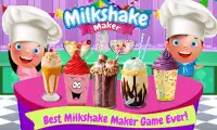 Milkshake Maker Chef-Frozen Smoothie Jogos de Culi Screen Shot 0