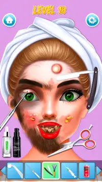 Игры про макияж для девочек Screen Shot 0
