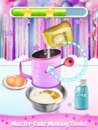 Unicorn Cupcake Cones - Cooking Games for Girls Screen Shot 1