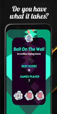 बॉल ऑन द वॉल - सॉकर बॉल गेम 2021 Screen Shot 0