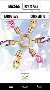 Little Pony Fidget Spinners Screen Shot 2