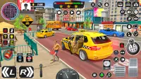 città Taxi guida: Taxi Giochi Screen Shot 3