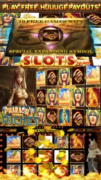 Pharaoh's Secret Riches Vegas Casino Slots Screen Shot 1