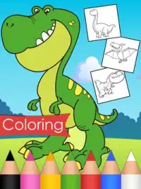 Dinossauros: as crianças aprendem e jogam Screen Shot 0