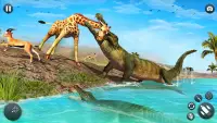 Angry Animal Crocodile Attack: Rescue Animal Games Screen Shot 12