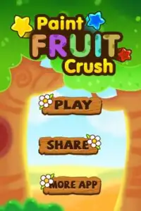 Paint Fruit Crush Screen Shot 1