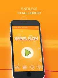 Spiral Rush : un jeu de serpent Screen Shot 7
