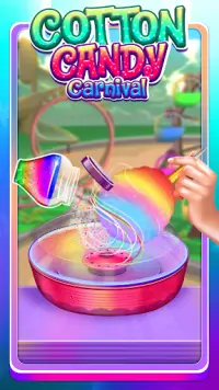 Cotton Candy - Carnival Food Maker Games Screen Shot 1