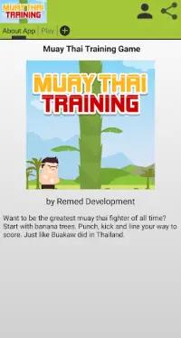 Muay Thai Training Game Screen Shot 0