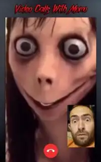 Momo Creepy Video Call Simulator Screen Shot 2