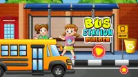 Bus Station Builder: Road Construction Game Screen Shot 0