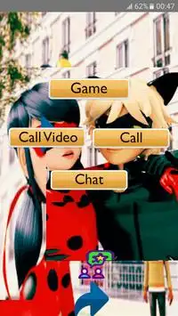 Fake Call Video from : Ladybug Noir Simulator Screen Shot 0