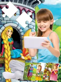 Puzzle księżniczki dla dzieci Screen Shot 1