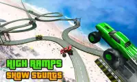 Grand Monster Truck Race : Impossible Tricky Stunt Screen Shot 3