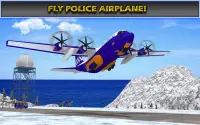 US Police Airplane Cop Dog Transporter Kids Games Screen Shot 23