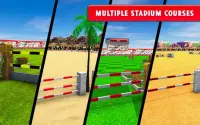 simulator acara kuda 2019: balap kuda 3D melompat Screen Shot 15