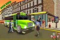 High School bus driving SIM 2018 Summer Camp Mania Screen Shot 8