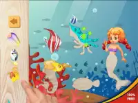 Aquarium mermaid Puzzle for Girl Screen Shot 7