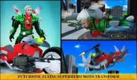 Flying Superhero Moto Transform Screen Shot 16