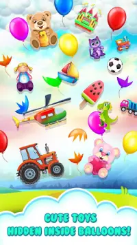 गुब्बारा पॉपिंग बच्चों के लिए खेल Screen Shot 1