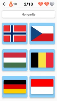 Vlaggen van alle landen van de wereld: Quiz Screen Shot 0