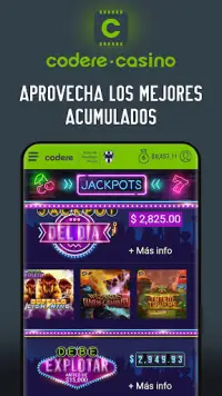 Codere: Casino en Vivo & Slots Screen Shot 1