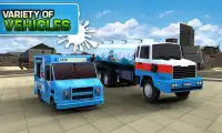 City Farm Água Truck Sim 3D Screen Shot 3