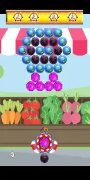 Vegetable Bubble Shooter Screen Shot 5