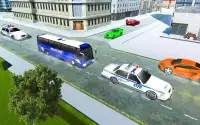 La policía la conducción del autobús Sim 2018 Screen Shot 11