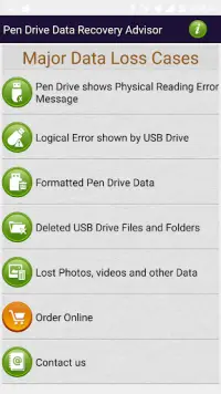 USB Drive Data Recovery Help Screen Shot 0