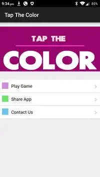 Tap The Color Challenge Screen Shot 0