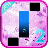 Pink Piano Butterfly Tiles 2