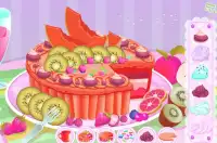 decoração de torta jogos de culinária Screen Shot 2